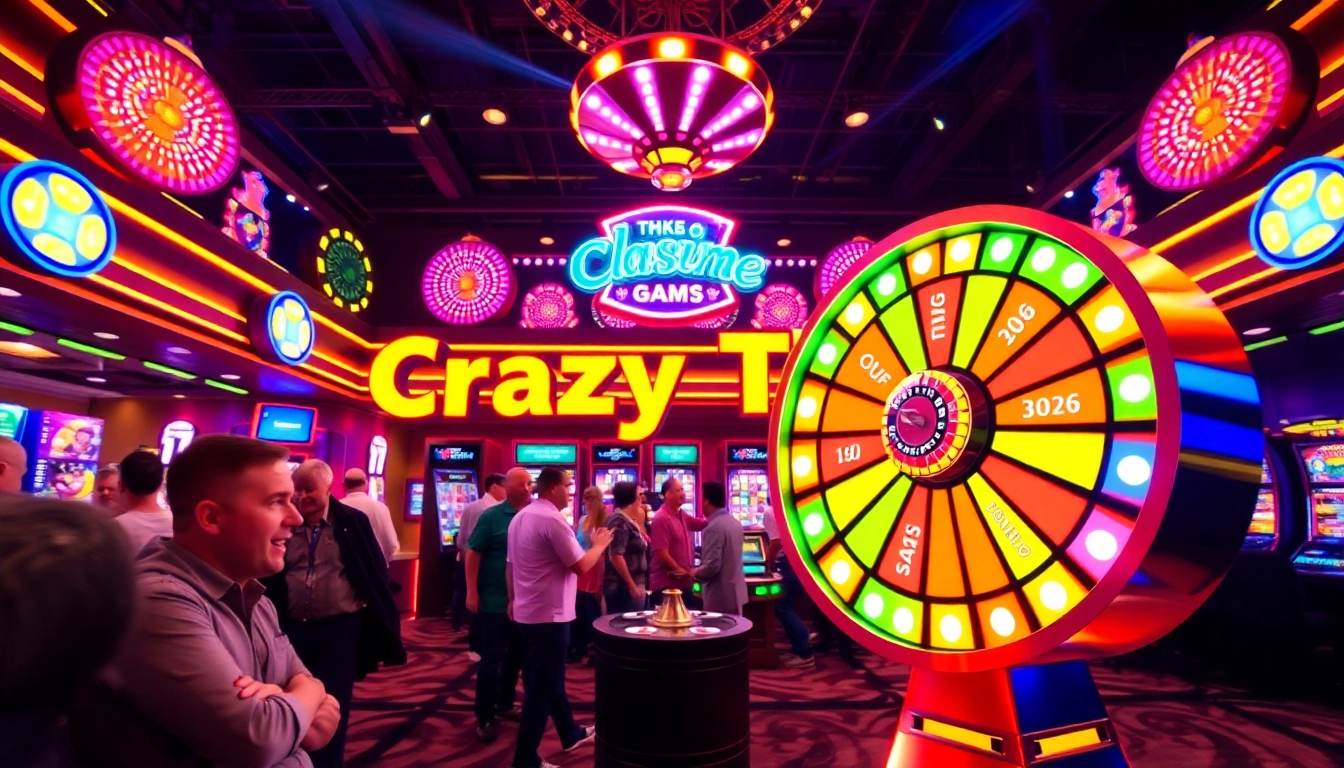 Experience the excitement of Crazy Time live action with real-time stats and vibrant graphics.