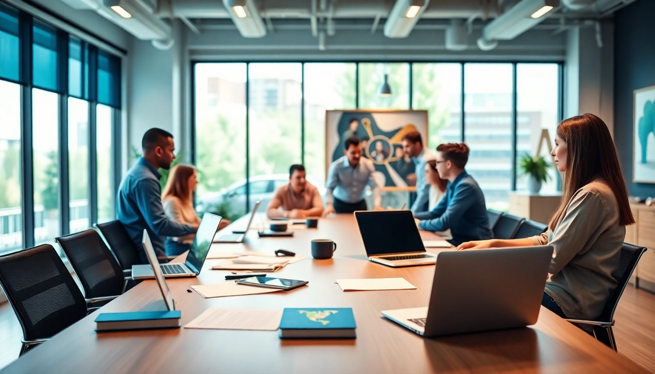 Dynamic collaboration at http://Avtales.com in a modern workspace with vibrant color themes.