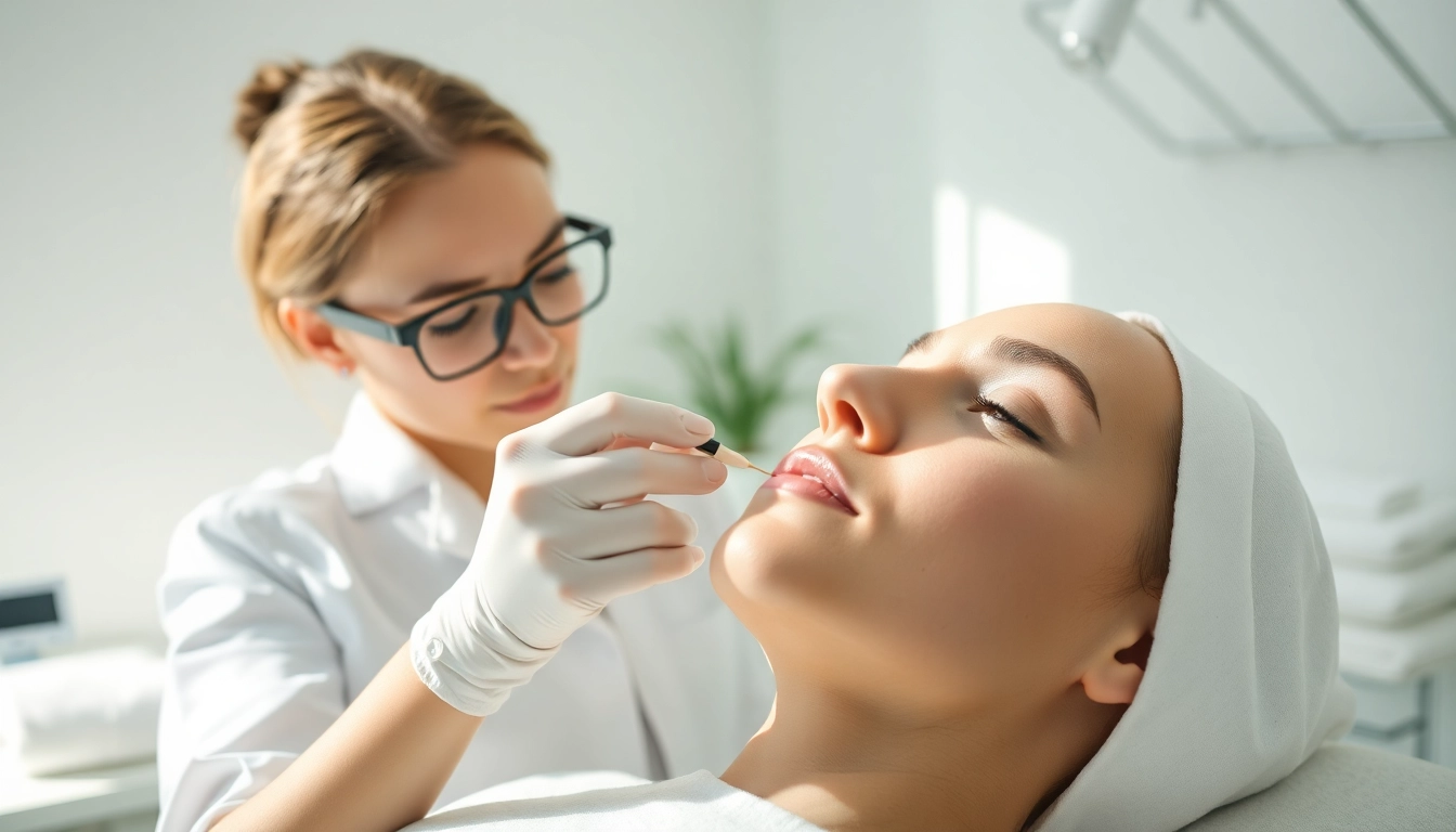 Learn about thread lift cost while seeing a professional aesthetician performing the procedure.