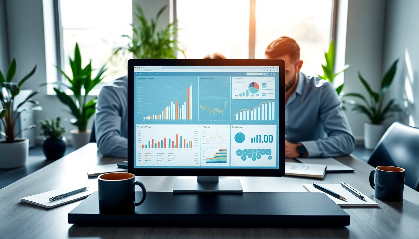 Analyze ai for competitor analysis tools with a team collaborating in a modern office setting.