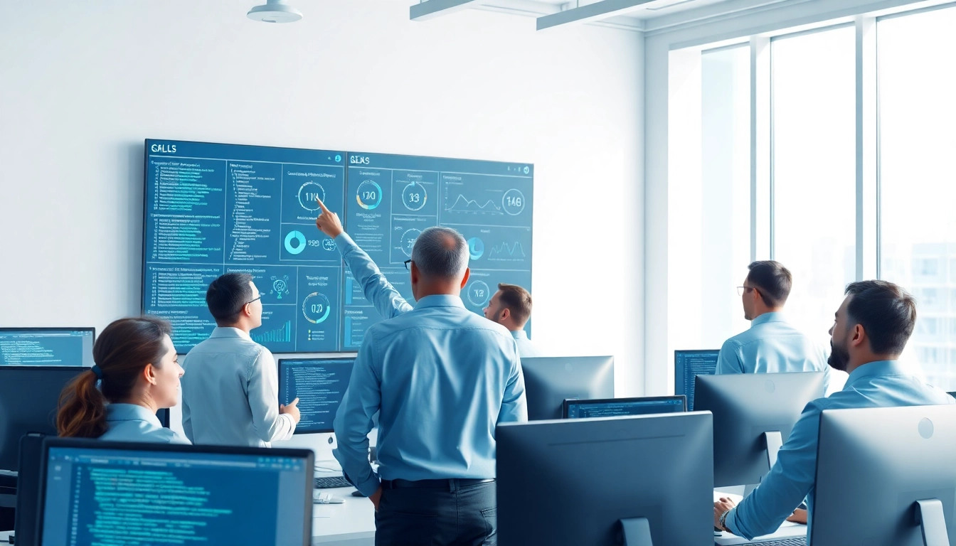Site reliability engineering experts collaborating in a bright, modern office setting.