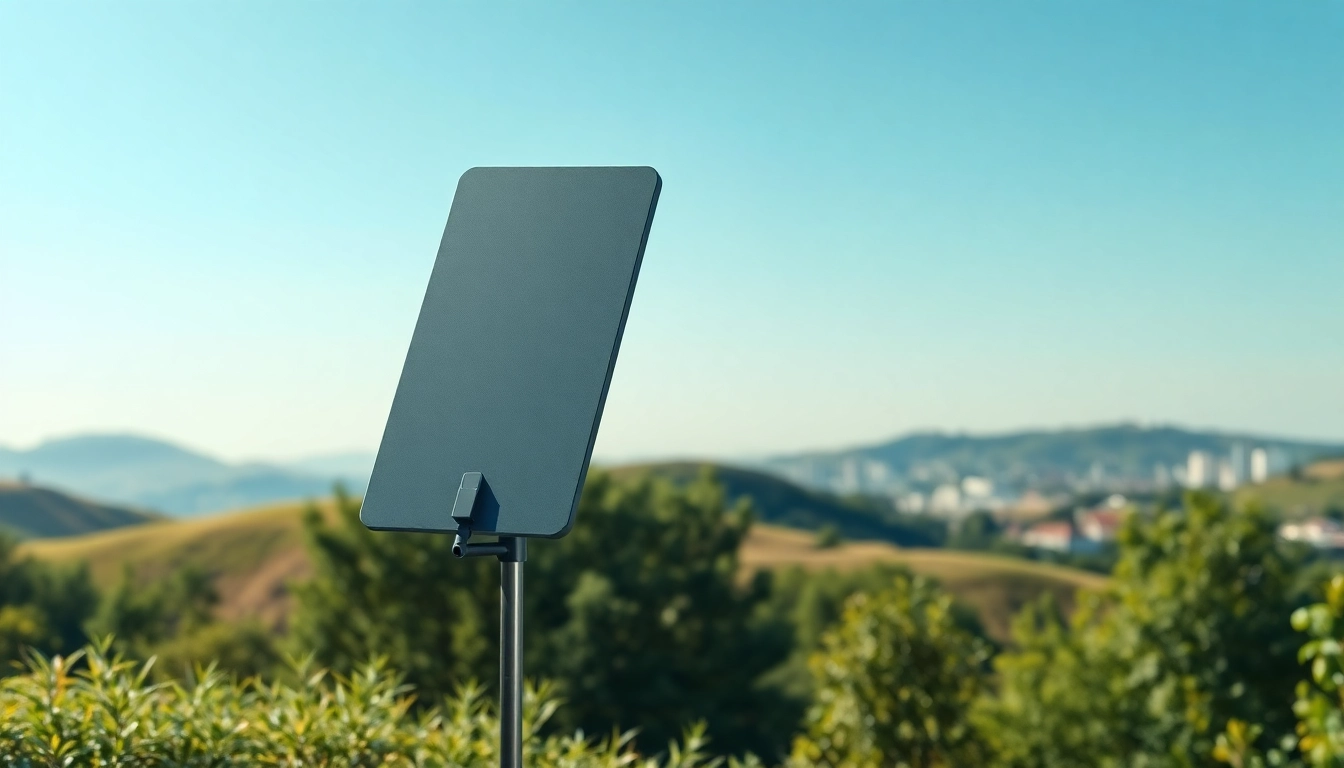 Optimize your connectivity with an efficient rfi antenna in a modern outdoor environment.