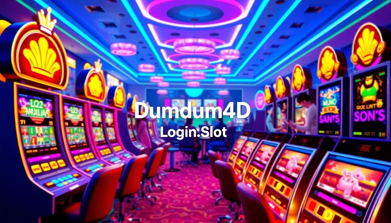 Mengakses Dumdum4D Login slot dengan antarmuka kasino online yang menarik dan interaktif.