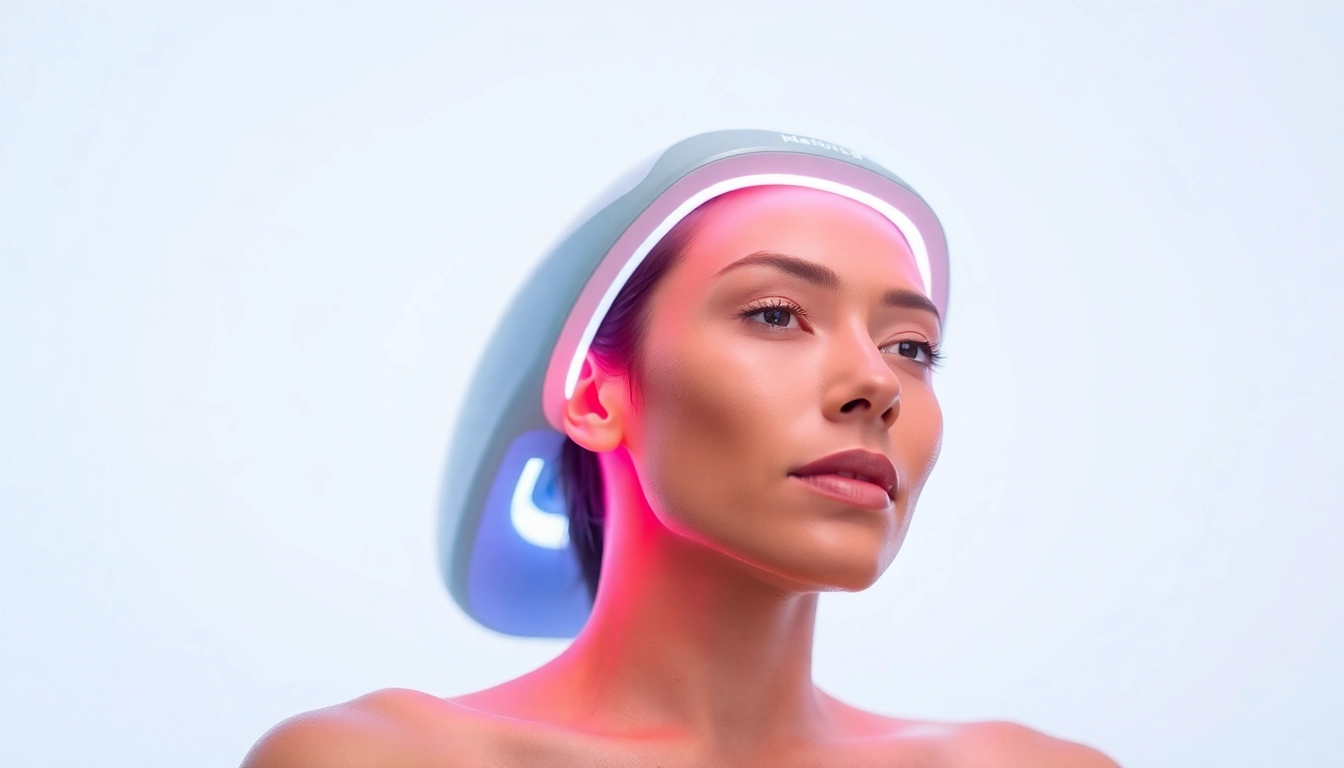 Experience quasar lighttherapy with an advanced LED device for skin rejuvenation and enhancement.