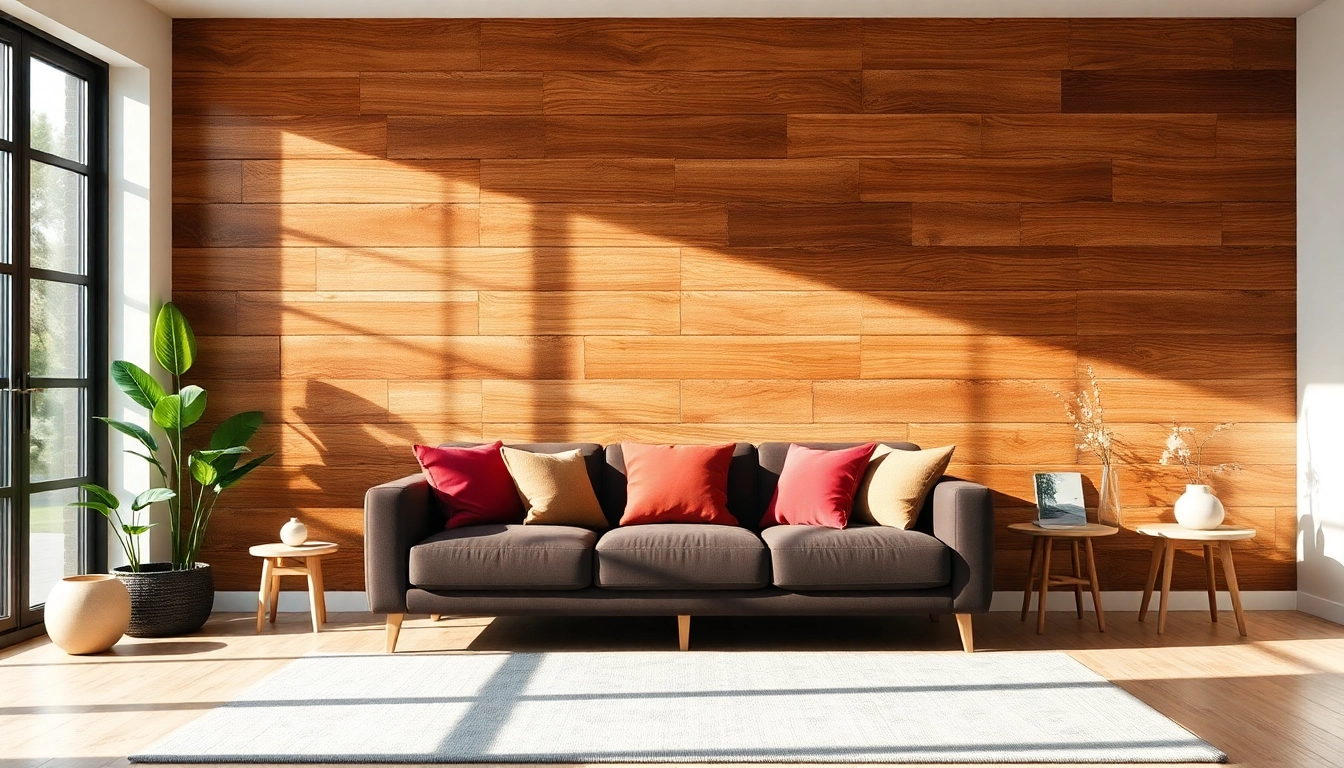Transform your space with peel and stick wood wall panels for a stylish and inviting decor.
