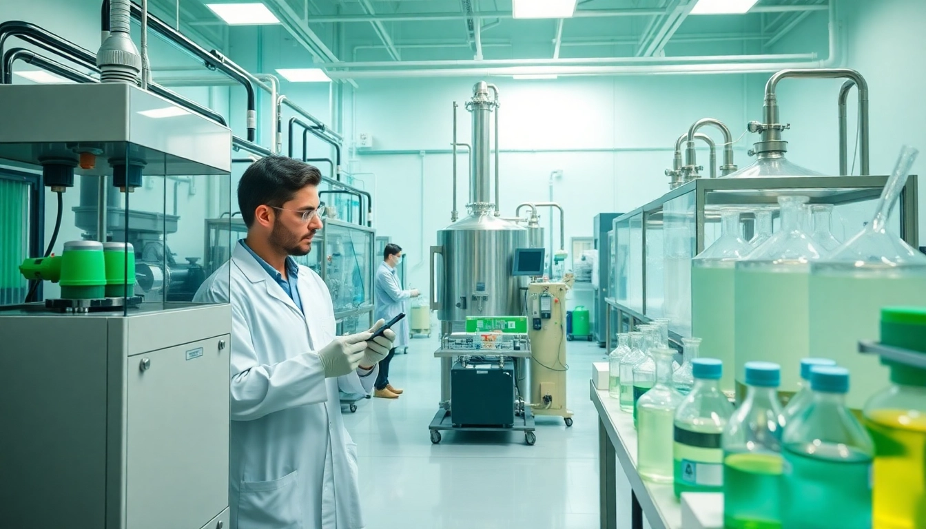HEC manufacturer showcasing a professional lab environment with scientists analyzing hydroxyethyl cellulose.